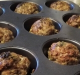 Zdrowe i pyszne pieczone klopsiki z dodatkiem mięsa wołowego