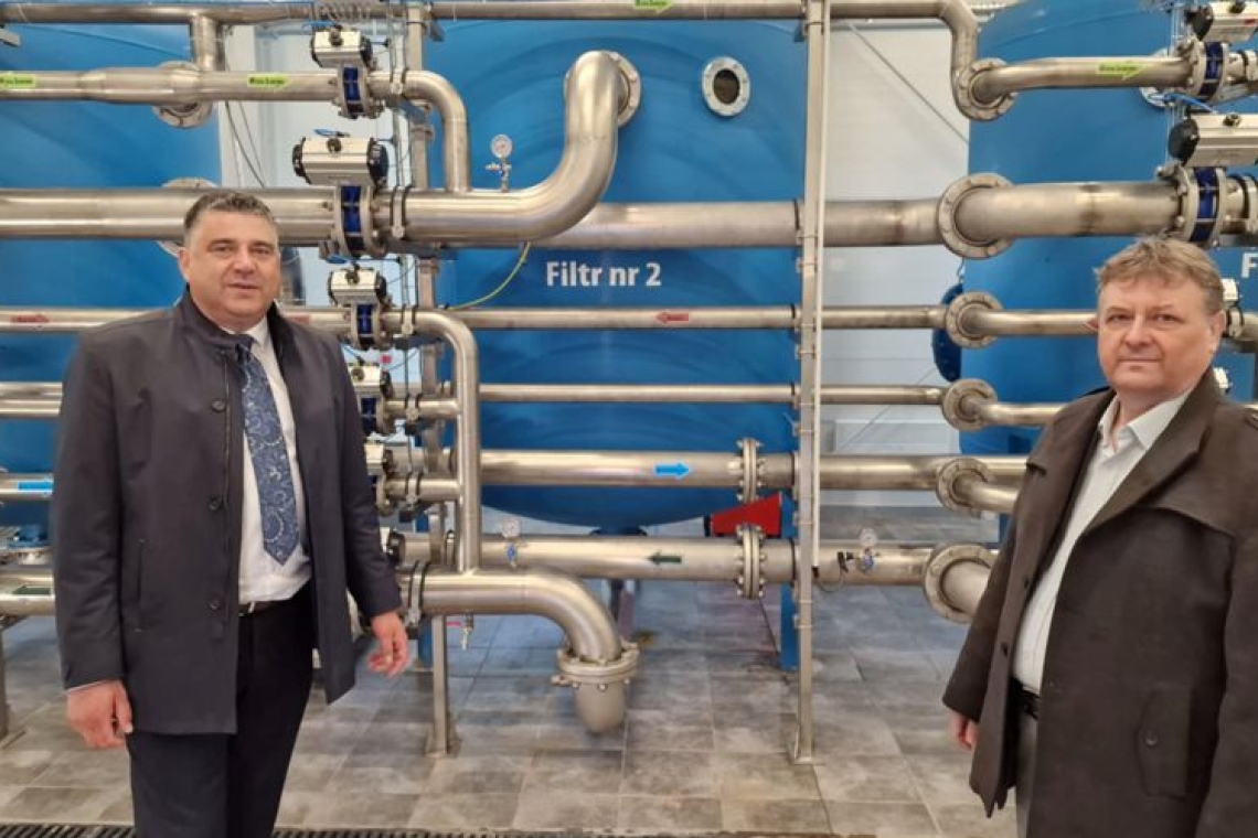 Nowa stacja uzdatniania wody w Jagodnie zakończona przed czasem