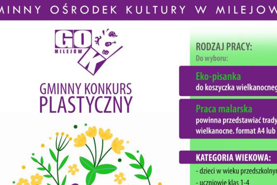 Konkurs „Tradycje Wielkiej Nocy” w Gminie Milejów
