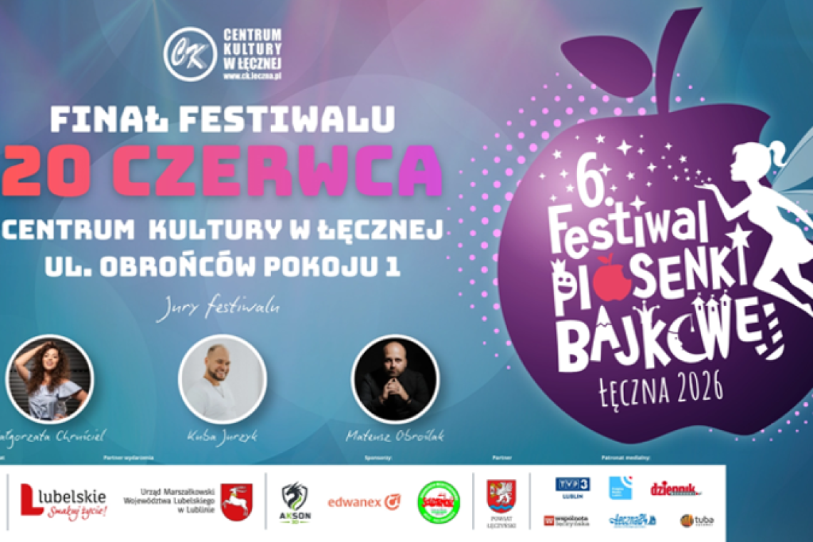 Finał Festiwalu Piosenki Bajkowej w Łęcznej — 20 czerwca