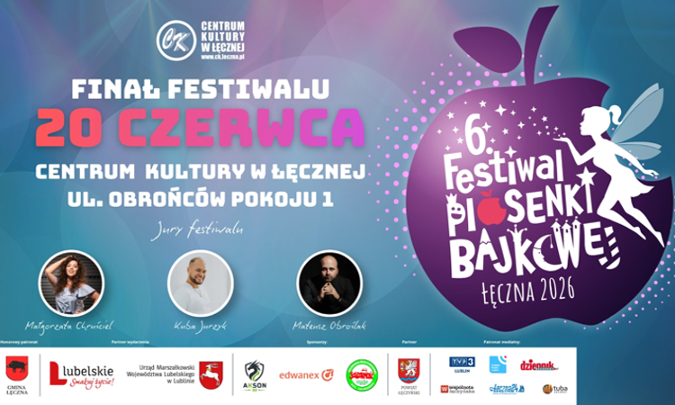 Finał 6. Ogólnopolskiego Festiwalu Piosenki Bajkowej w Łęcznej — 20 czerwca