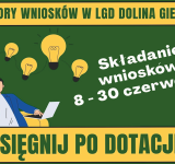Dotacja na start firmy - LGD Dolina Giełczwi ogłasza nabór wniosków
