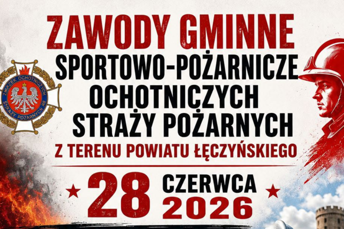 Gminne Zawody Sportowo-Pożarnicze OSP — 28 czerwca w Parku Podzamcze