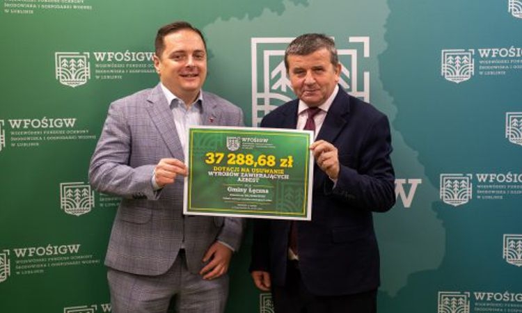 Ponad 37 tysięcy złotych na usuwanie azbestu w gminie Łęczna