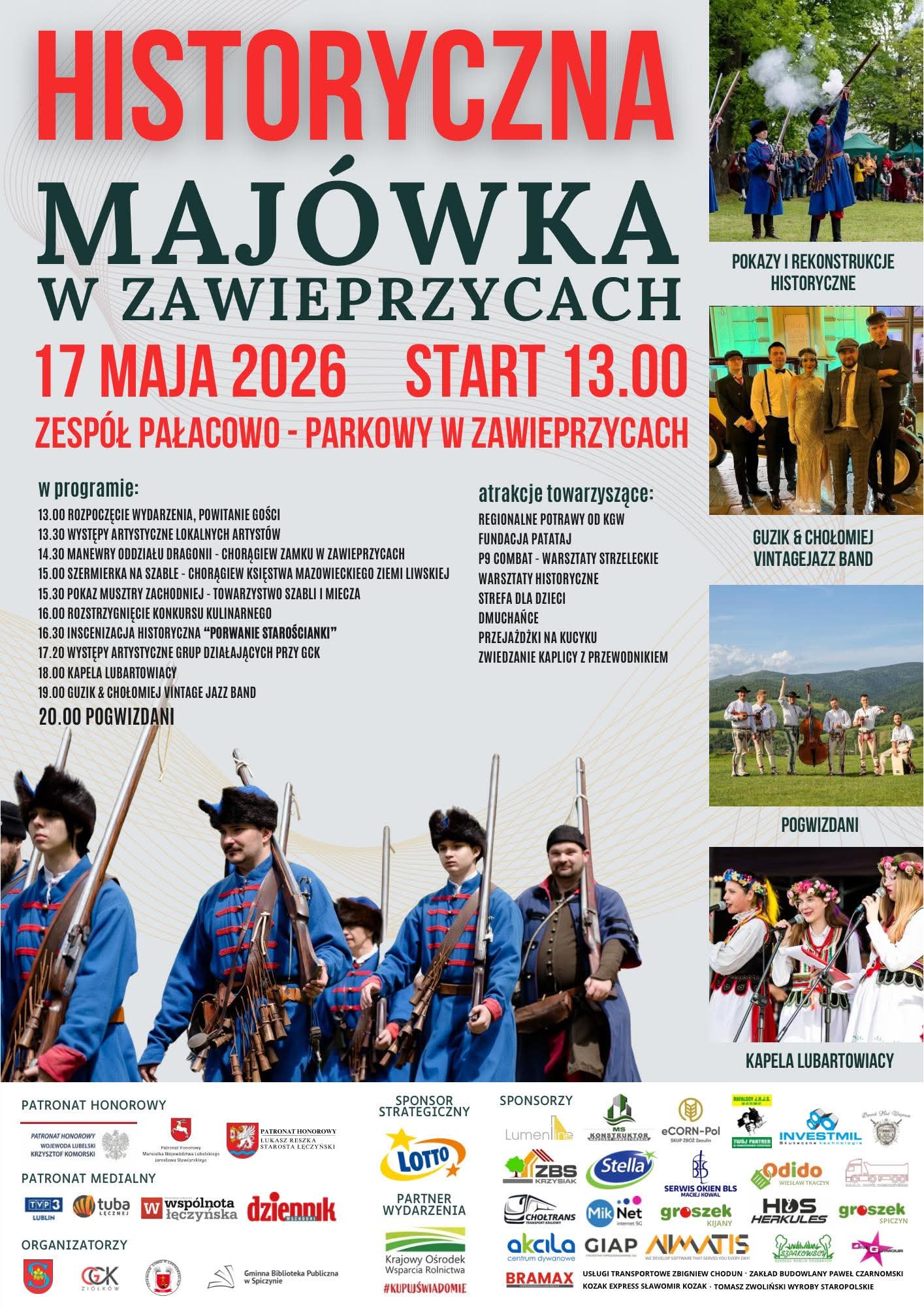 Historyczna Majówka w Zawieprzycach 2026