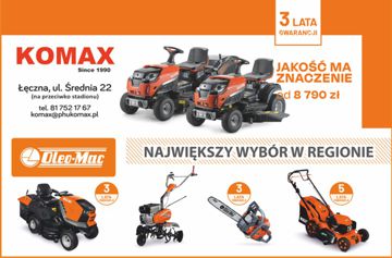 KOMAX - urządzenia i maszyny do Twojego ogrodu