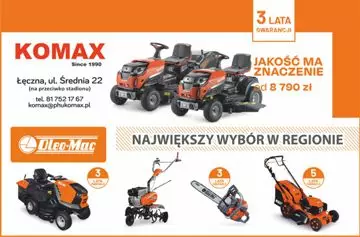 KOMAX - urządzenia i maszyny do Twojego ogrodu